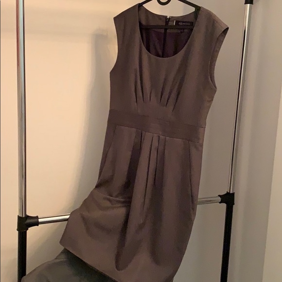 Anne Klein | Grey Office Dress: Size “10” With Pockets! - Picture 4 of 4